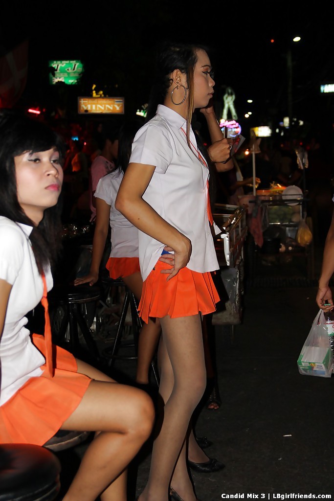 Exotic Asian TGirls On Public Display In Non Nude Series