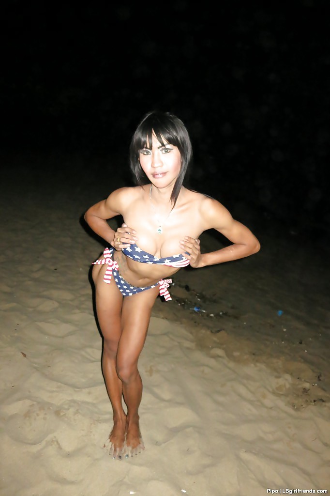 Thai Tranny Goddess Delivers A Naughty Final Blow In Her Beach House